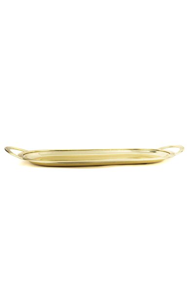 Mikasa Moor Oval Metal Tray with Handles 58X26Cm