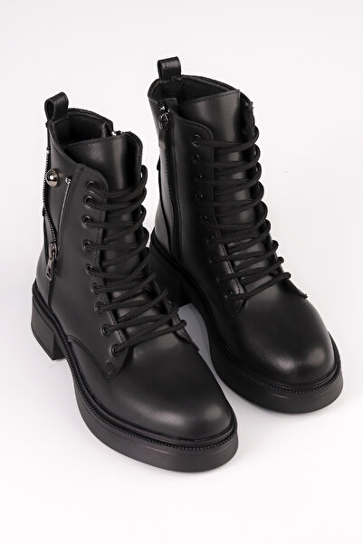 Mamito Ayakkabı Μπότες με φερμουάρ Eldor 501 με λεπτομέρεια με κορδόνια