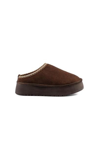 Roy Jones Perth Asymmetrical Mouth Women's Embroidery Detailed Fur Slipper