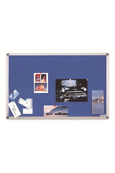 Magnetoplan Design SP Panou textil, 900 x 600 mm, rama aluminiu, albastru