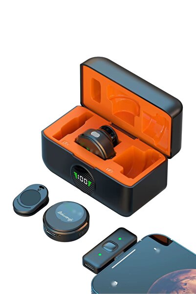 Brawi 2’li Kablosuz Yaka Mikrofon Seti – Akıllı Gürültü Azaltma, Tak & Çalıştır, Şarj Kutulu