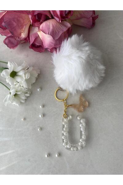 Bellinzona Breloc și pandantiv cu litera U și detaliu de perlă [cu opțiune de...