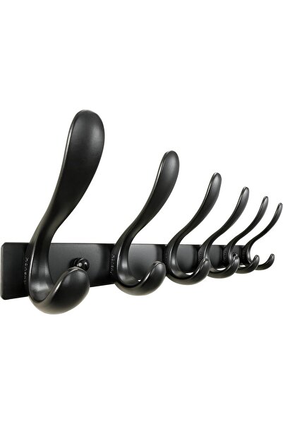 Honsel Cârlige de haine HONSKY pentru perete, 44 cm, metalice, cu 6 cârlige