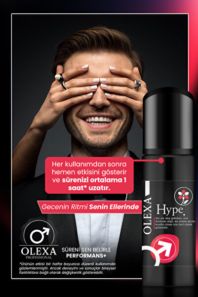 OLEXA PROFESSIONAL OLEXA Uzun Deneyim Sprey Erkek Ve Kadın Uyarıcı Jel
