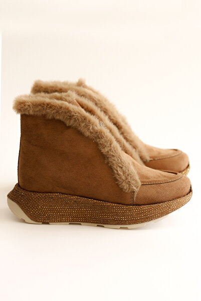 Mamito Ayakkabı LN 150 Πέτρινες Λεπτομερείς Γούνινες Μπότες