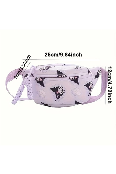 GlassySKY Geantă pentru copii Blue Cinnamon Dog Geantă de corp