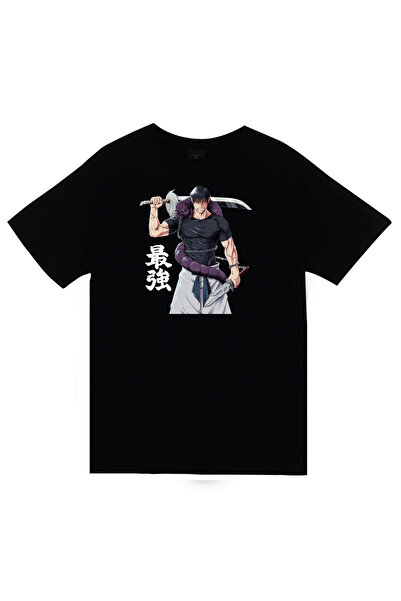 fame-stoned Jujutsu Kaisen - Toji Fushiguro - Anime Printed Unisex 100% Cotto...