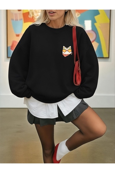 Wish BF Unisex muška/ženska buff mačka boja specijalna Štampano Pamuk Oversiz...