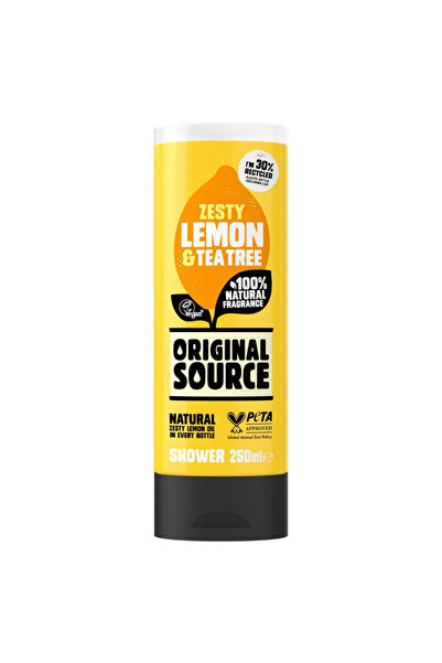ORIGINAL SOURCE Gel de duș, lămâie și arbore de ceai, 250 ml