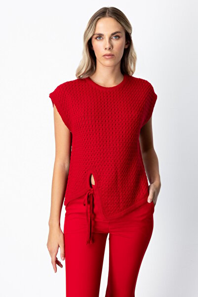 ON TRİKO Pulover cu legătură în față 65337-26k