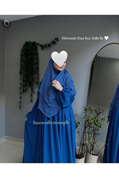 Yüsra Collection طقم فستان وأكمام قصيرة من أيروبين مكون من قطعتين