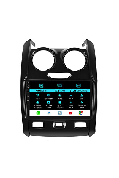 NavStore Navigatie Dedicata Dacia Duster (2010-2020), 9Inch, 4Gb Ram, 64Gb St...
