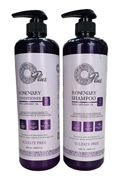 Oplus مجموعة اكليل الجبل وزيت الافندر شامبو 1000مل وبلسم 1000مل لا يحتوي على السلفات او الصوديوم