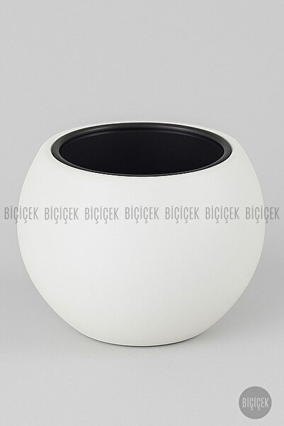 BİÇİÇEK Plastik Küre Saksı 25 CM Çap