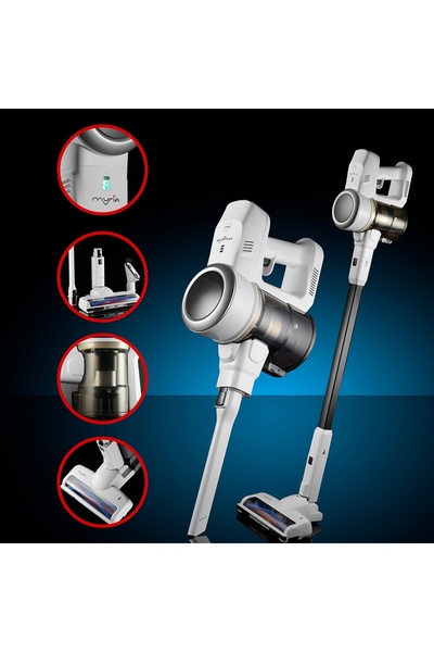 MyRia Aspirator vertical My4541, 0.6l, 25.9V, autonomie max 40 min, alba