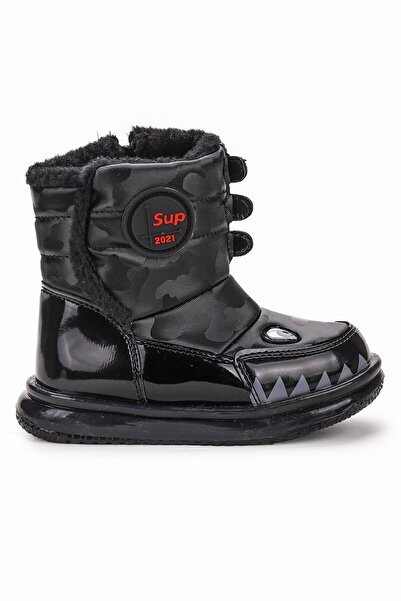 NEWCO Fermuarlı Termo Taban Unisex Çocuk Kar Botu Twg 9085