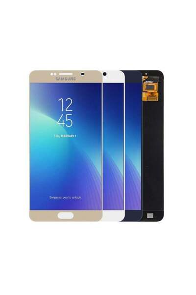 Genos Galaxy Note 5 N920F ile Uyumlu Oled Ekran Dokunmatik