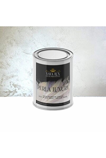 YaYa Color Vopsea decorativa de Lux, Perla Luxury cu Fulgi Perlati, Alb Perla...