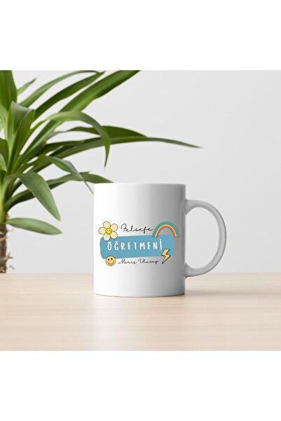 Hediye Vakti Special Mug for Philosophy Teachers – Gift Mug for Teachers' Day with Colorful Design
