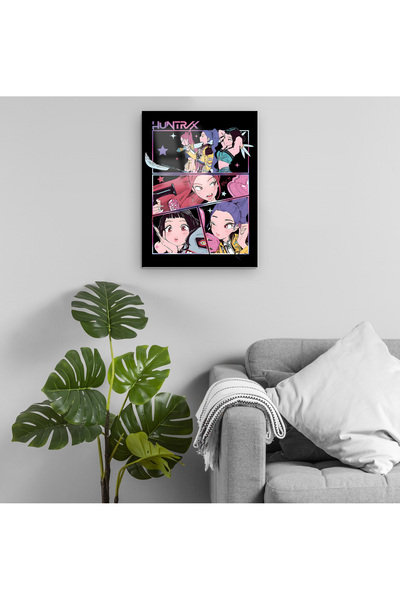 Pixxa Kpop Demon Hunters Huntrix Metal Tablo Model 2