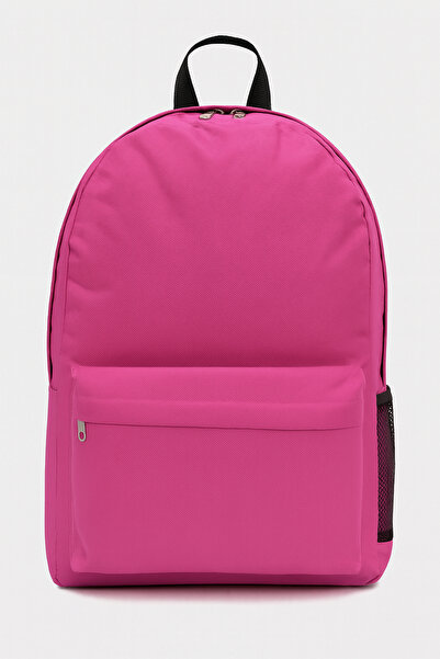 KAFF Ροζ Γυναικείο Σχολικό Σακίδιο Πλάτης Καθημερινής Χρήσης με Θήκη Laptop και Λουράκια Βαλίτσας -2086PLCAN