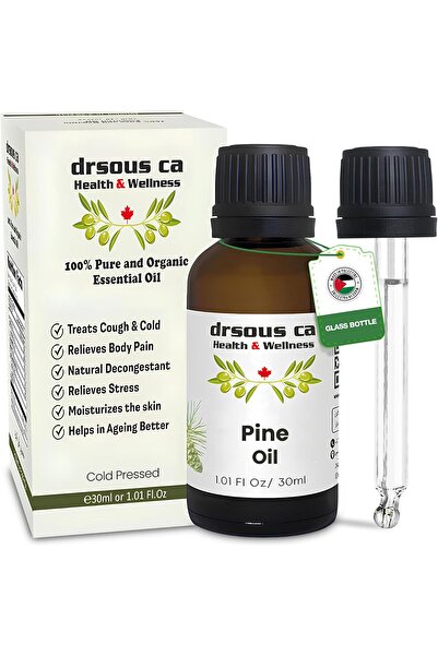 dr sous زيت إبر الصنوبر العطري 30 مل | نقي 100%، عضوي، ومعصور على البارد