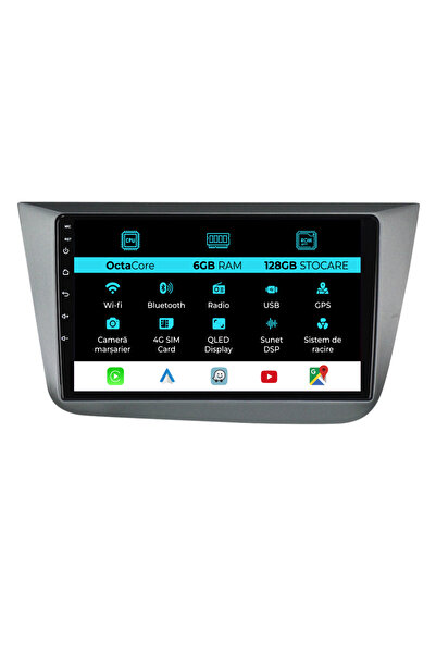 NavStore Dedicated Navigation Seat Altea (2004 - 2015), 9 Inch, 6Gb Ram, 128Gb Storage, Carplay