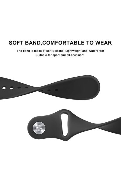 Generic 22mm Quick Release Silicone Replacement Band for Amazfit GTR 4/GTR 3 Pro/GTR 3/GTR 2e/GTR 2/G Black