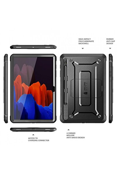 Supcase Case for Samsung Galaxy Tab S8 Ultra - Unicorn Beetle Pro - Black