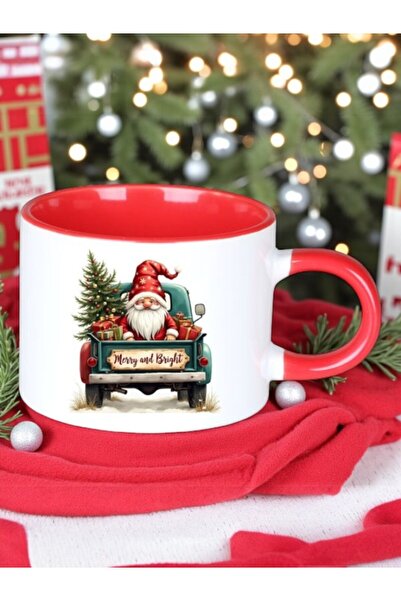 LADİJİTAL BASKI ÇÖZÜMLERİ Red New Year's Cup Christmas Merry Christmas