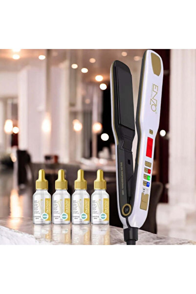 Enzo Professional ENZO EN-5111B Professional Hair Straightener – Advanced Ceramic Titanium Plates