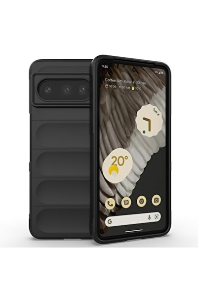SOFAL Carcasă de telefon pentru Google Pixel 8 Pro (P331), Poliuretan, Negru