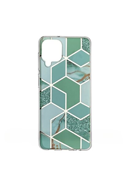 Techsuit Carcasă din marmură pentru Samsung Galaxy S24 Ultra, Q115, poliuretan, hexagonal verde