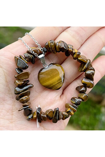 Buhara Stone قلادة وسوار (طقم) دوجاتاش