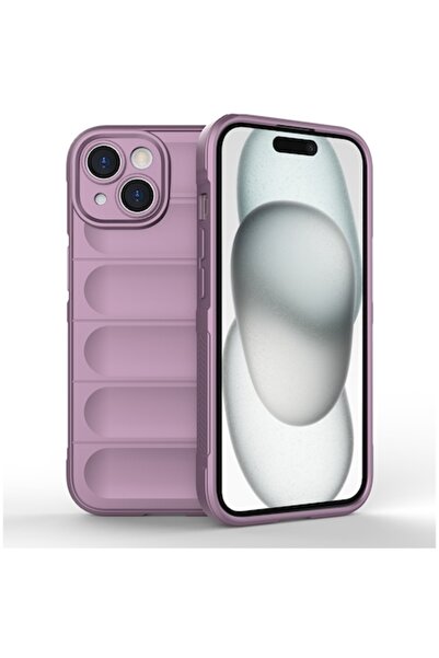 SOFAL Θήκη τηλεφώνου για iPhone 15 Plus (P395), πολυουρεθάνη, μωβ