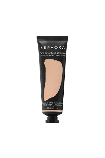 Sephora Beauty كريم أساس سائل مات بيرفيكشن رقم 19 يدوم 24 ساعة