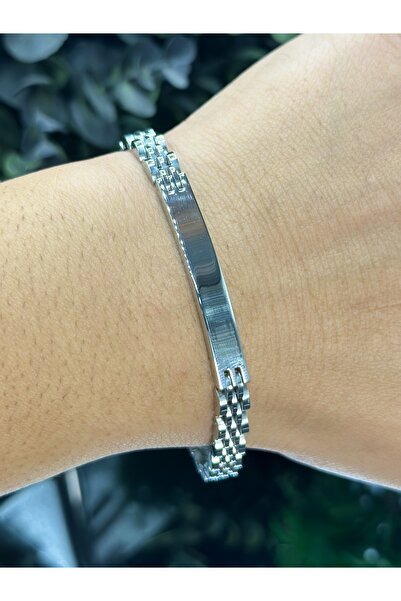 NikaŞ جودة لا تُضاهى! سوار رجالي أصلي من الفولاذ المقاوم للصدأ 316L مضاد للحس...