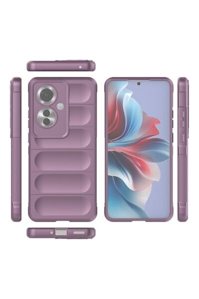 SOFAL Θήκη για Oppo Reno11 F, P133, Πολυουρεθάνη, Μωβ