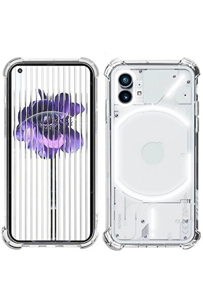 SOFAL Carcasă pentru Nothing Phone 1, silicon transparent rezistent la șocuri...