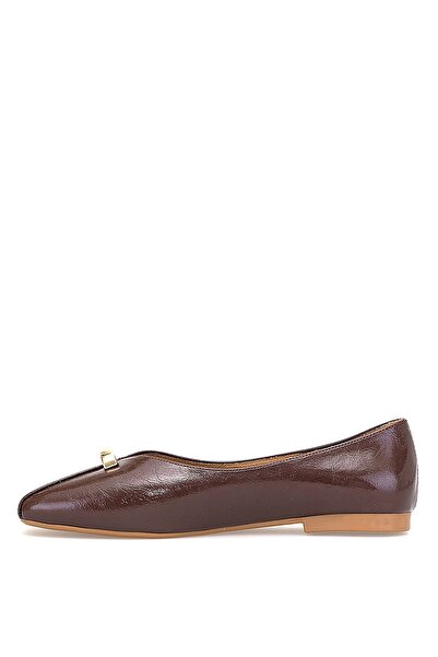 Ayakkabı Fuarı Elit Pm567 K2035 Women's Ballet Flats Brown