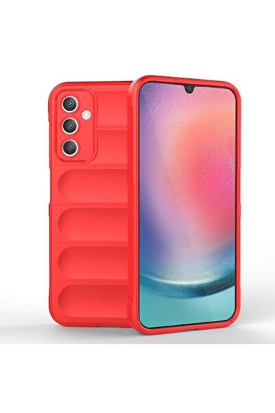 SOFAL Case for Samsung Galaxy A25 5G, H214, Polyurethane, Red