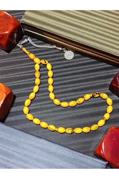 Anemore Collection Жълто-зелени пресовани стъклени мъниста с капково изрязване