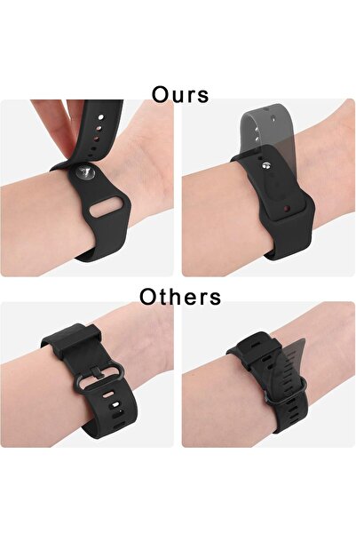 Generic 22mm Quick Release Silicone Replacement Band for Amazfit GTR 4/GTR 3 Pro/GTR 3/GTR 2e/GTR 2/G Black