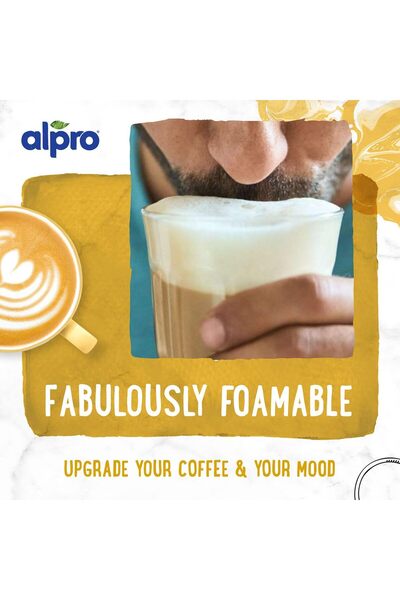 Alpro Oat Barista Drink, 100% Plant-Based, Lactose & Dairy Free - Pack of 6 x 1L