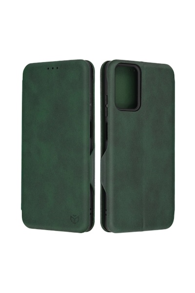 Techsuit Θήκη για Motorola Moto G04 / Moto G24 (Q156) - Βελούδινη, Πράσινη