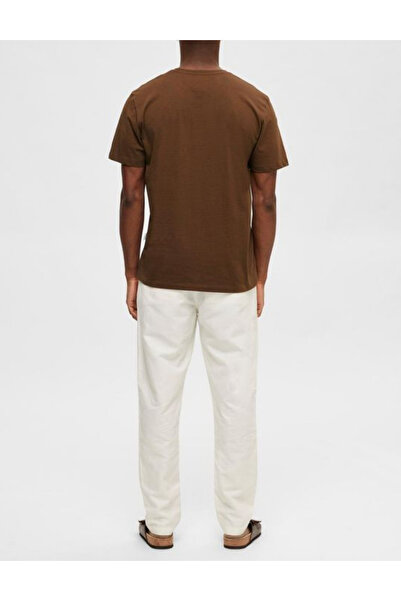 SELECTED Selected T-shirt, brown