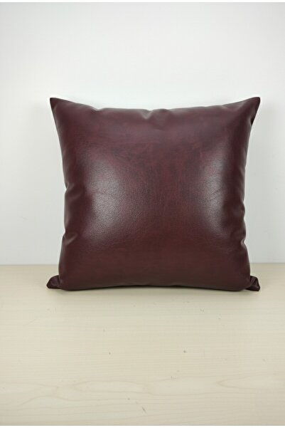 Soyoe Deri Kırlent Kılıfı Dekoratif Kırlent Suni Deri Yastık Kılıfı Ev Kırlent Ofis Kırlent Tekli