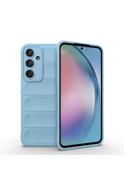 SOFAL Husa pentru Samsung Galaxy A35 5G, H237, Poliuretan, Bleu