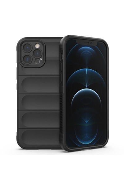 SOFAL Θήκη για iPhone 12 Pro, P155, Πολυουρεθάνη, Μαύρη