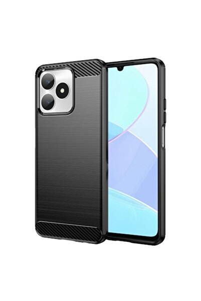 SOFAL Carcasă pentru Realme C51 / Note 50 / H23 - Design din poliuretan carbon, negru